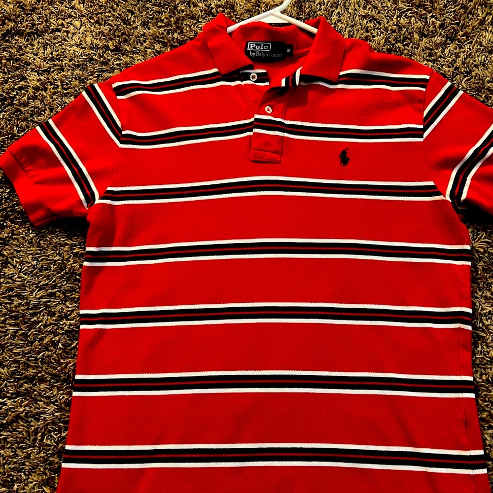 Striped polo